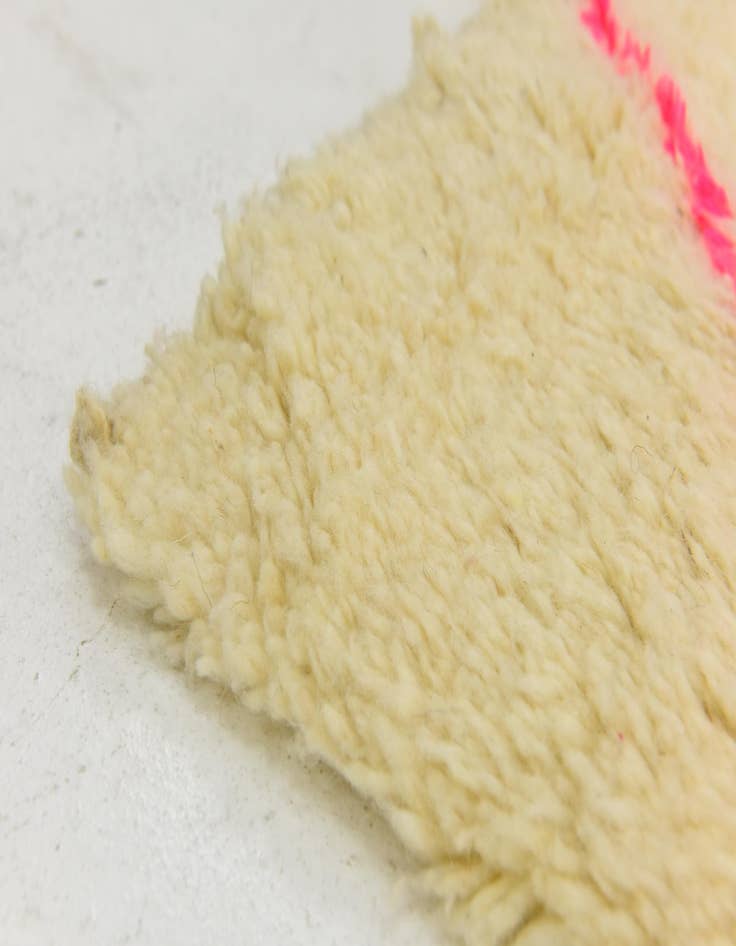 Detail image of 3' 2 x 5' 2  Hand Knotted Moroccan Wool Rug