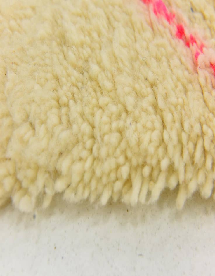 Detail image of 3' 2 x 5' 2  Hand Knotted Moroccan Wool Rug