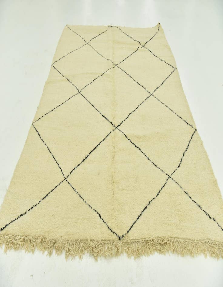 Detail image of 7' 2 x 9' 8  Hand Knotted Moroccan Wool Rug