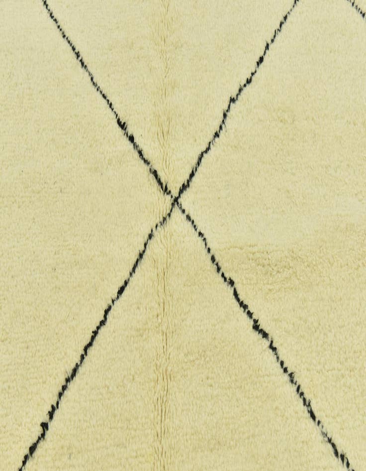 Detail image of 7' 2 x 9' 8  Hand Knotted Moroccan Wool Rug