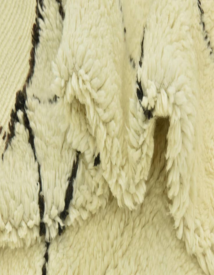 Detail image of 7' 4 x 10'  Hand Knotted Moroccan Wool Rug