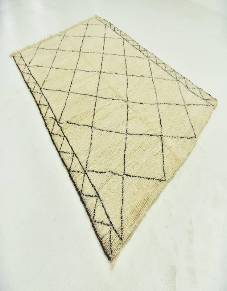 Detail image of 7' 4 x 10'  Hand Knotted Moroccan Wool Rug