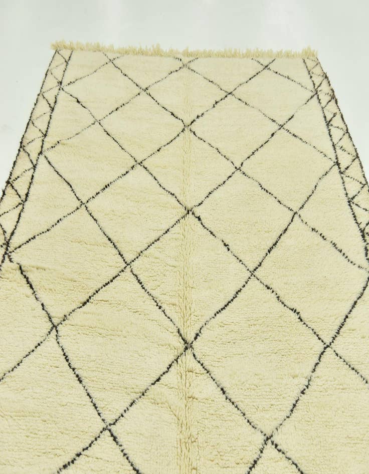 Detail image of 7' 4 x 10'  Hand Knotted Moroccan Wool Rug