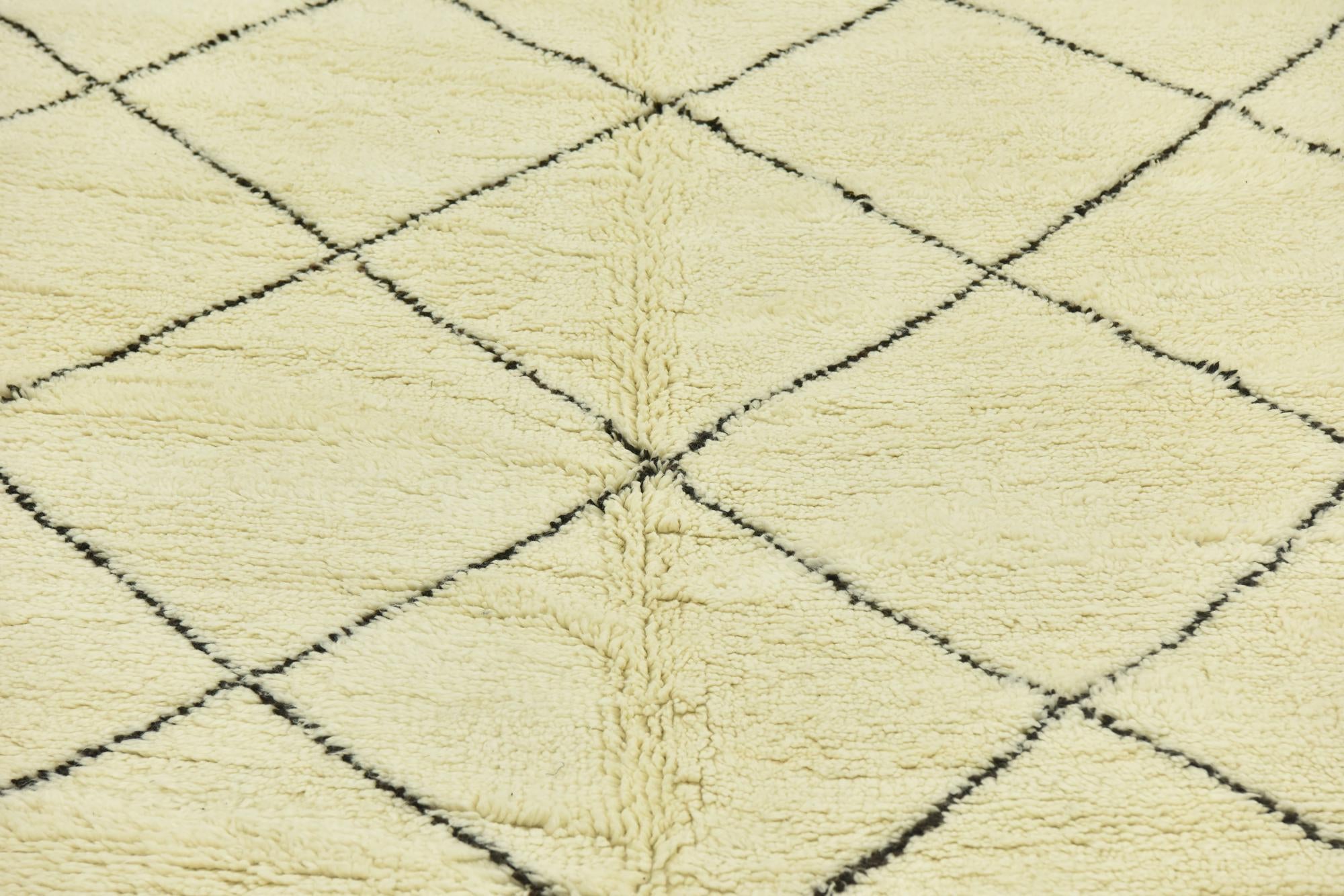 7' 4 x 10' Hand Knotted Moroccan Wool Rug