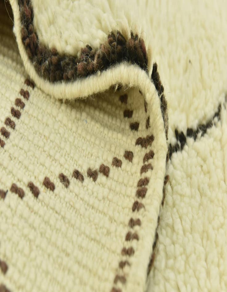 Detail image of 7' 4 x 10'  Hand Knotted Moroccan Wool Rug