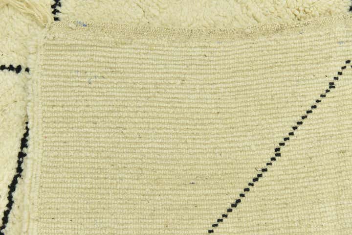 6' 9 x 9' 8 Hand Knotted Moroccan Wool Rug