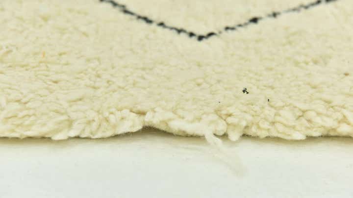 6' 9 x 9' 8 Hand Knotted Moroccan Wool Rug