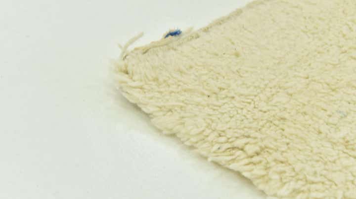 6' 9 x 9' 8 Hand Knotted Moroccan Wool Rug