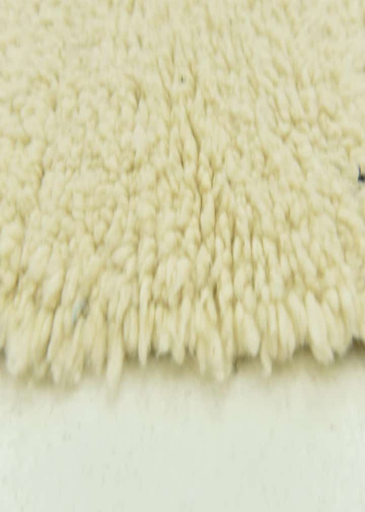 6' 8 x 9' 6 Hand Knotted Moroccan Wool Rug