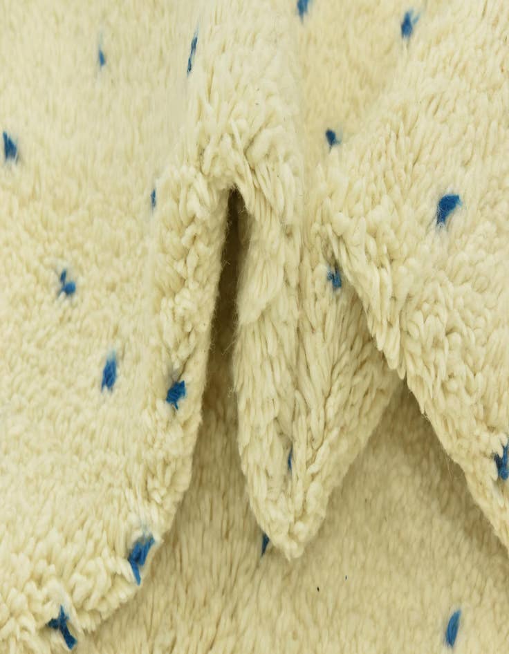 Detail image of 7' x 9' 9  Hand Knotted Moroccan Wool Rug