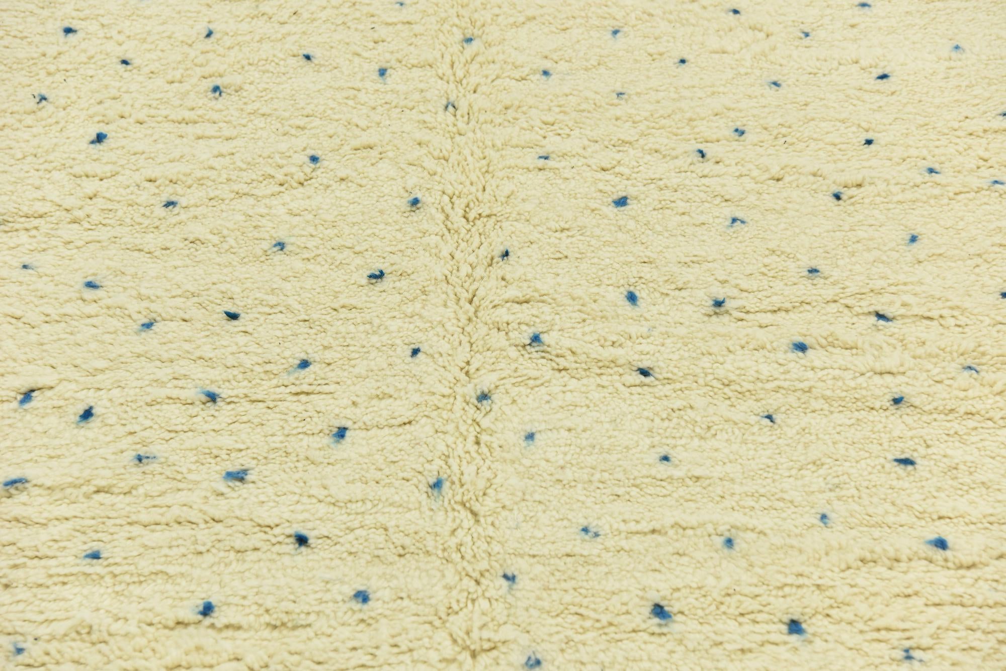 7' x 9' 9 Hand Knotted Moroccan Wool Rug