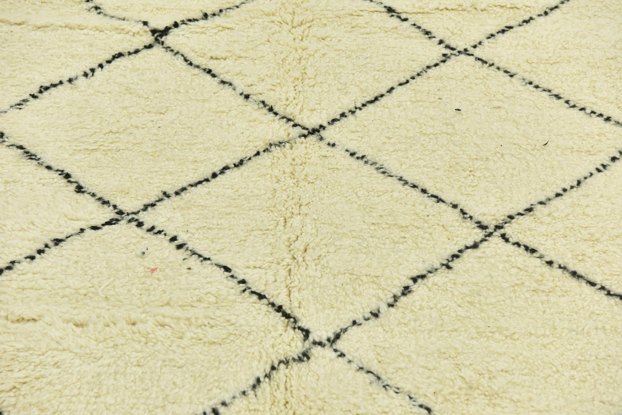 6' 10 x 10' Hand Knotted Moroccan Wool Rug