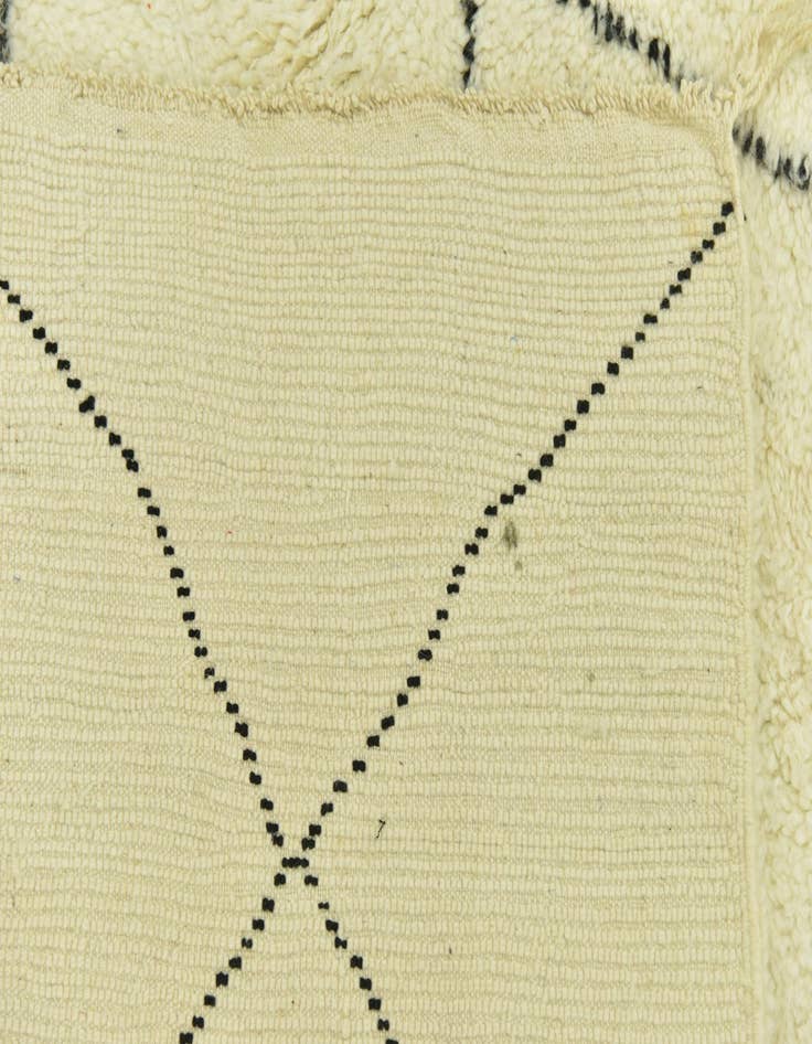 Detail image of 6' 4 x 10' 5  Hand Knotted Moroccan Wool Rug