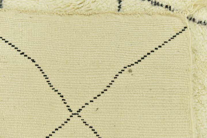 6' 4 x 10' 5 Hand Knotted Moroccan Wool Rug