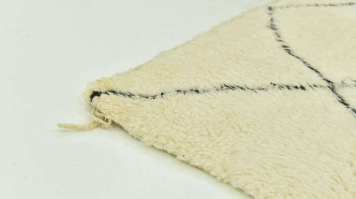 6' 4 x 10' 5 Hand Knotted Moroccan Wool Rug