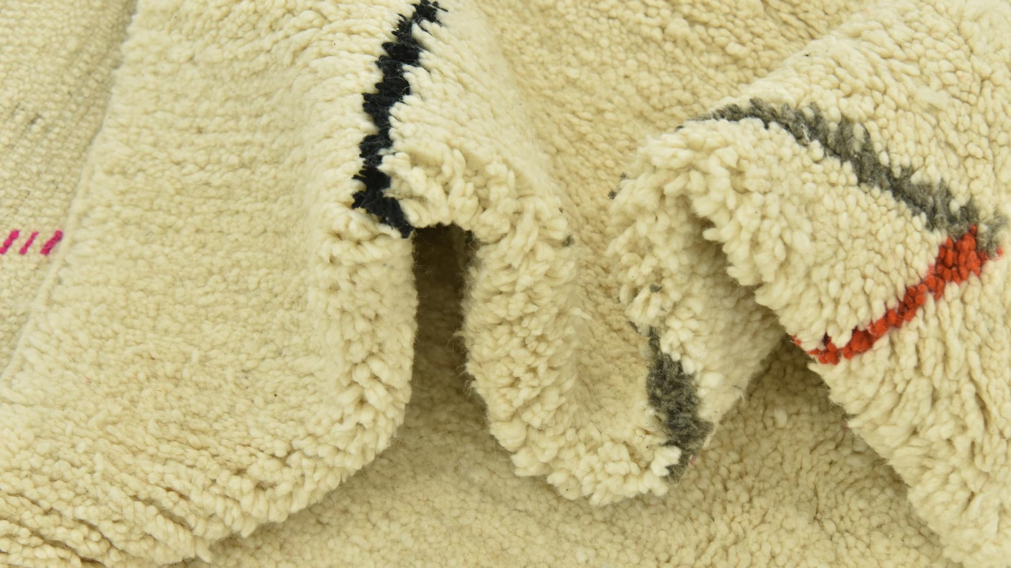 7' 1 x 10' Hand Knotted Moroccan Wool Rug