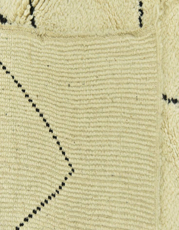 Detail image of 6' 7 x 10' 1  Hand Knotted Moroccan Wool Rug