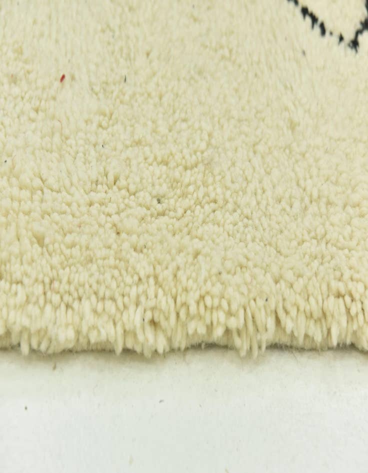 Detail image of 6' 7 x 10' 1  Hand Knotted Moroccan Wool Rug