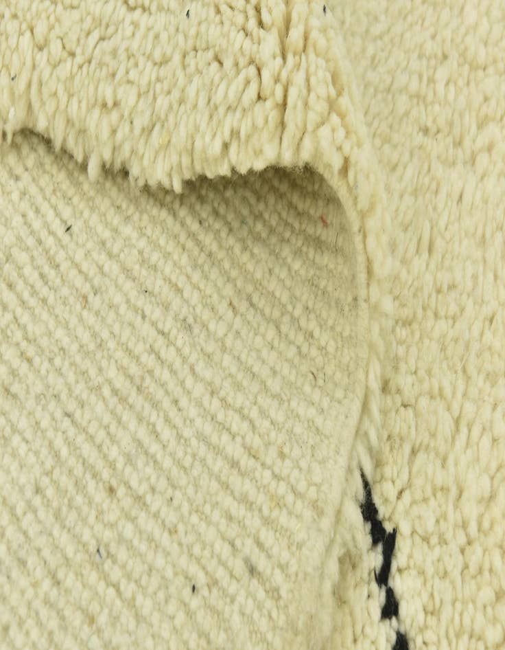 Detail image of 6' 7 x 10' 1  Hand Knotted Moroccan Wool Rug