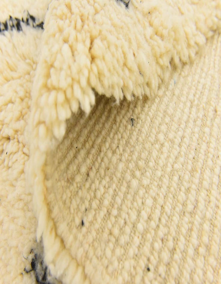 Detail image of 5' 3 x 8' 5  Hand Knotted Moroccan Wool Rug