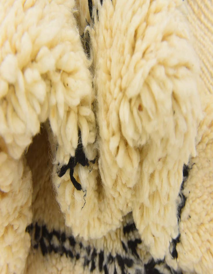 Detail image of 5' 3 x 8' 5  Hand Knotted Moroccan Wool Rug