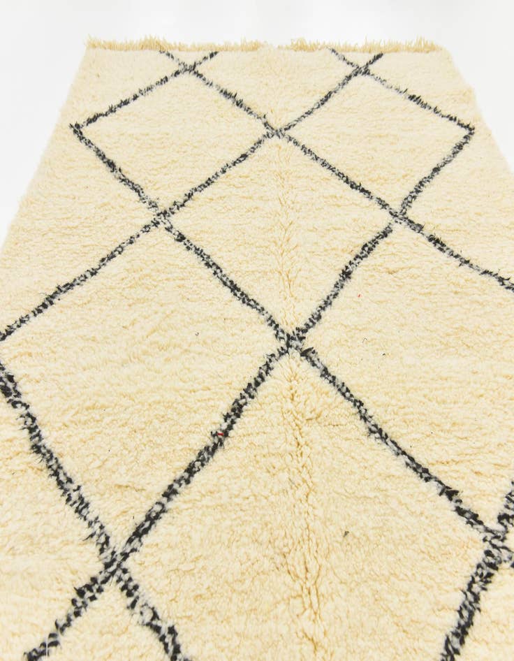 Detail image of 5' 3 x 8' 5  Hand Knotted Moroccan Wool Rug