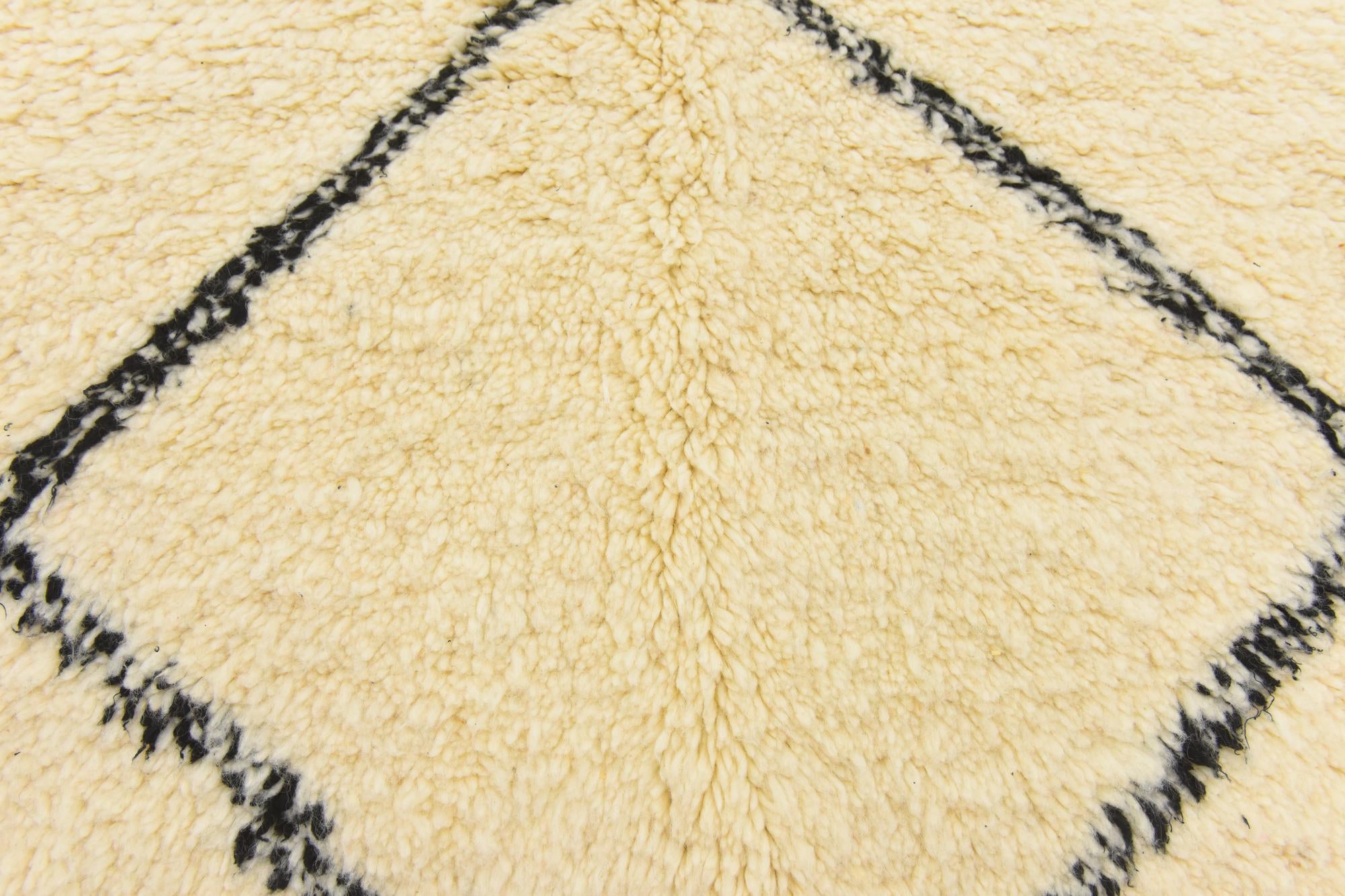 5' 3 x 8' 5 Hand Knotted Moroccan Wool Rug