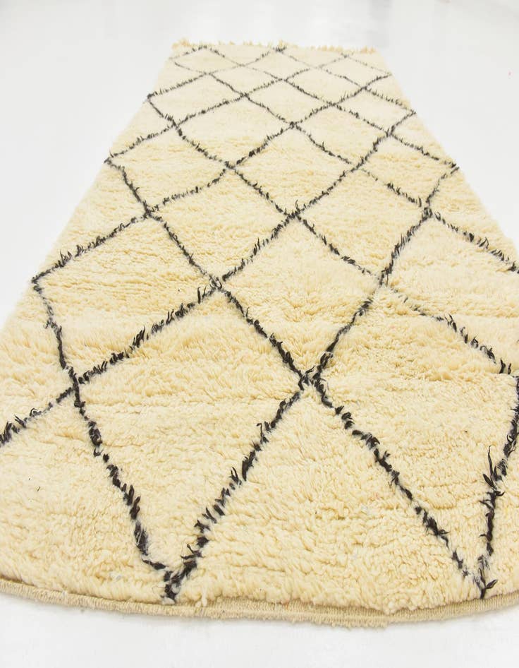 Detail image of 5' 2 x 8' 5 Hand Knotted Moroccan Wool Rug
