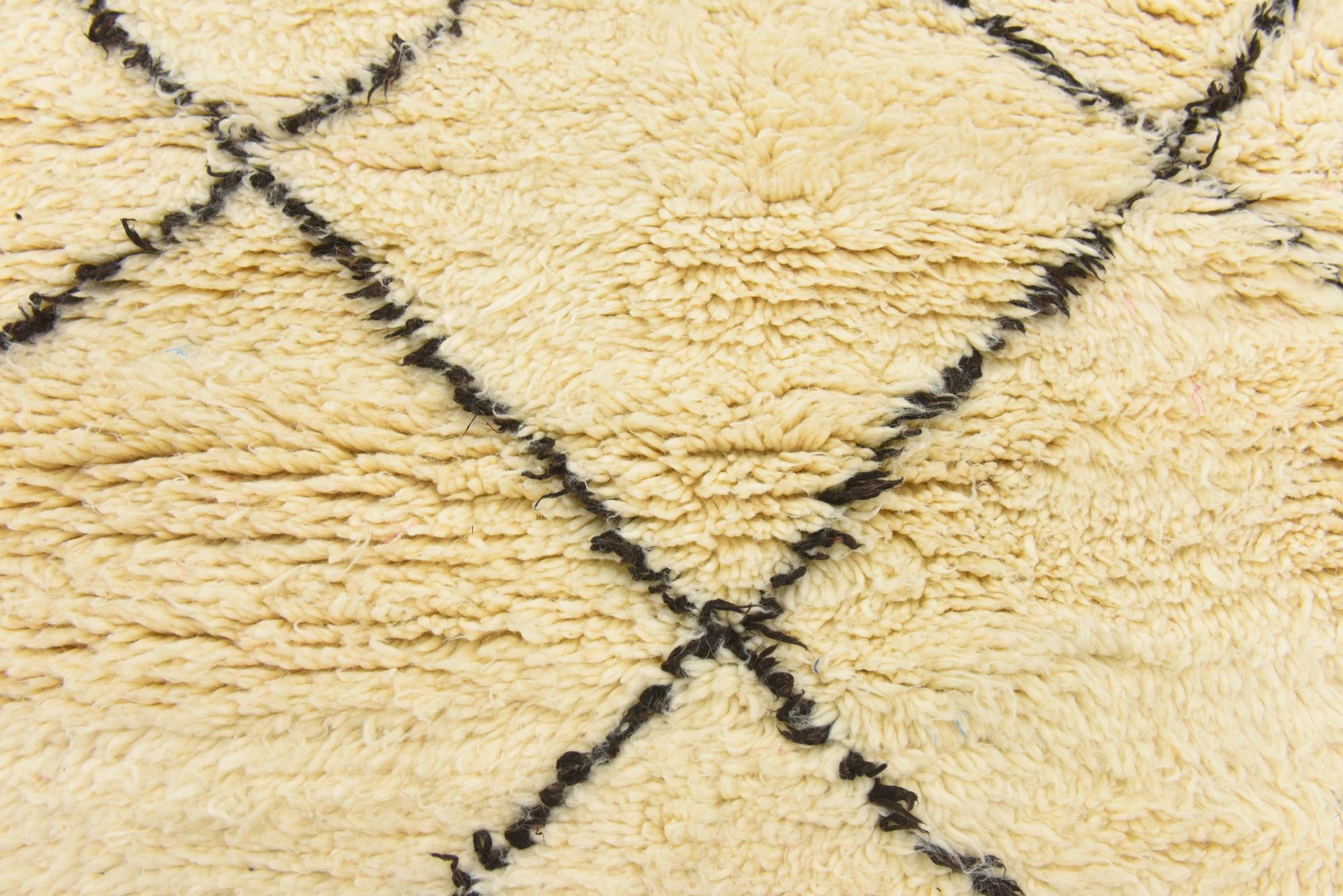 5' 2 x 8' 5 Hand Knotted Moroccan Wool Rug