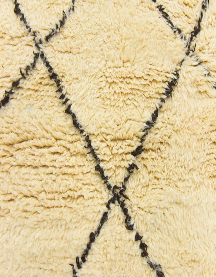 Detail image of 5' 2 x 8' 5 Hand Knotted Moroccan Wool Rug