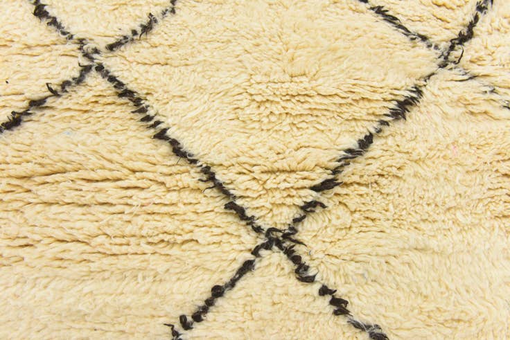 Detail image of 5' 2 x 8' 5 Hand Knotted Moroccan Wool Rug