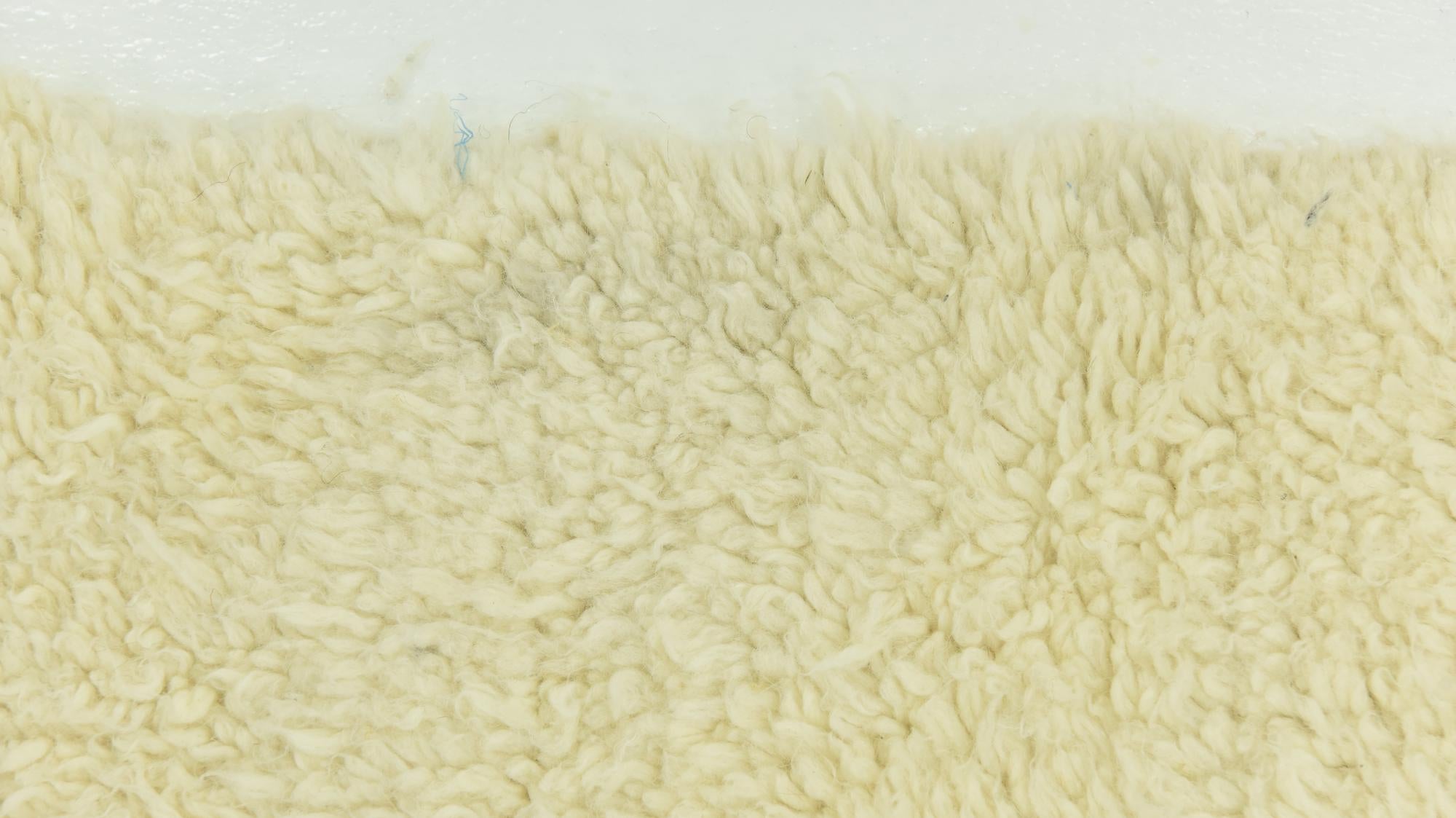 6' 8 x 10' 2 Hand Knotted Moroccan Wool Rug