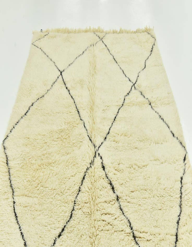 Detail image of 6' 8 x 10' 5  Hand Knotted Moroccan Wool Rug