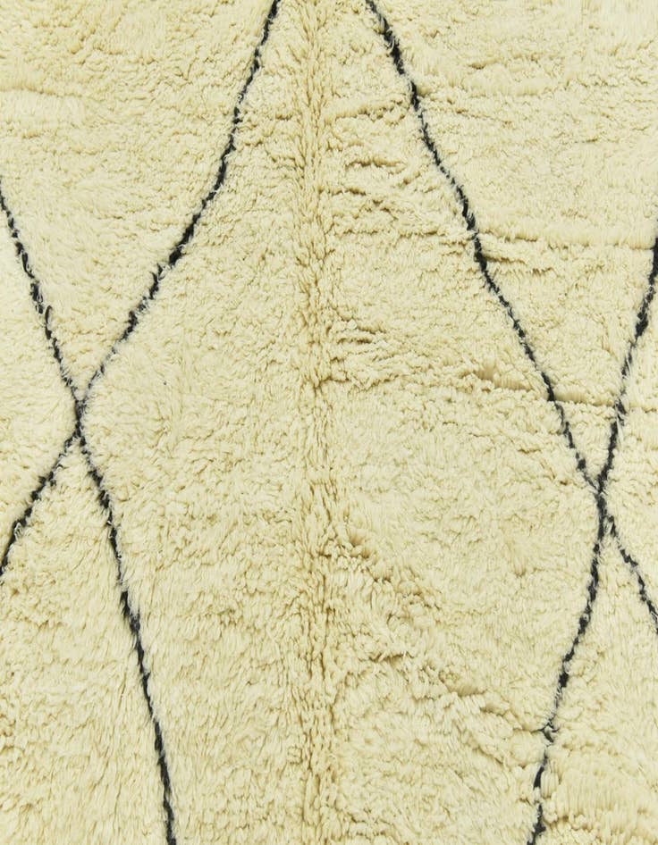 Detail image of 6' 8 x 10' 5  Hand Knotted Moroccan Wool Rug