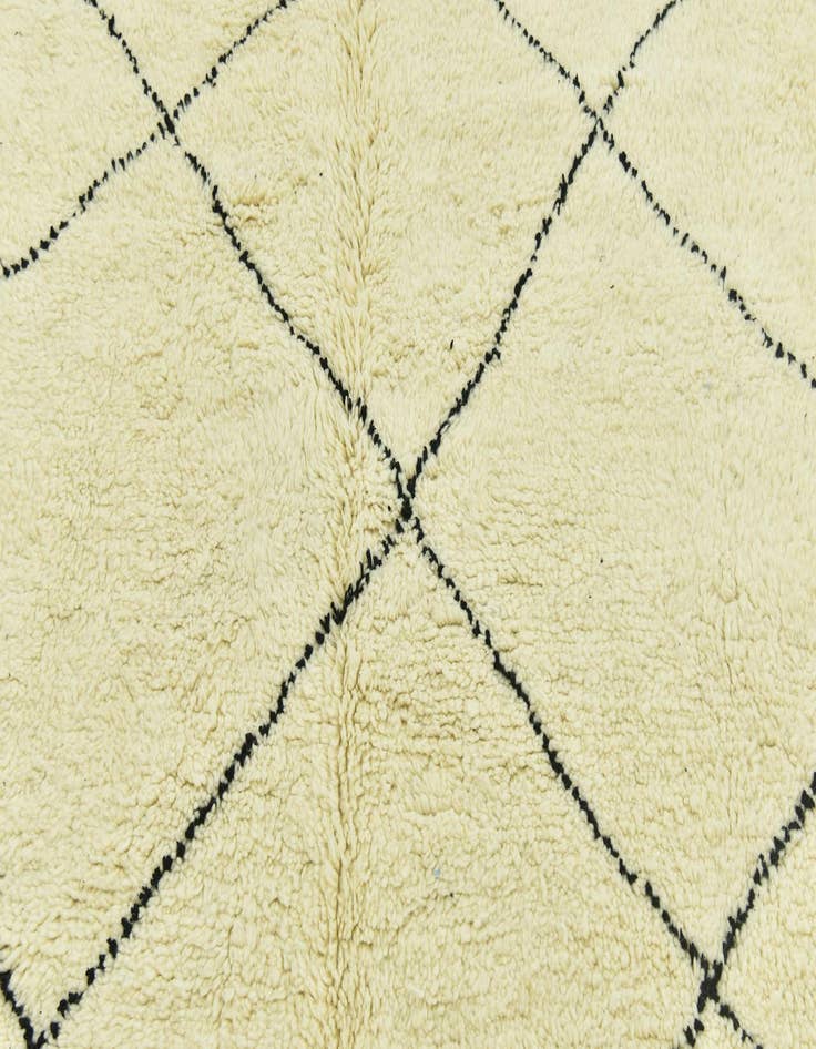 Detail image of 6' 9 x 10' 2  Hand Knotted Moroccan Wool Rug