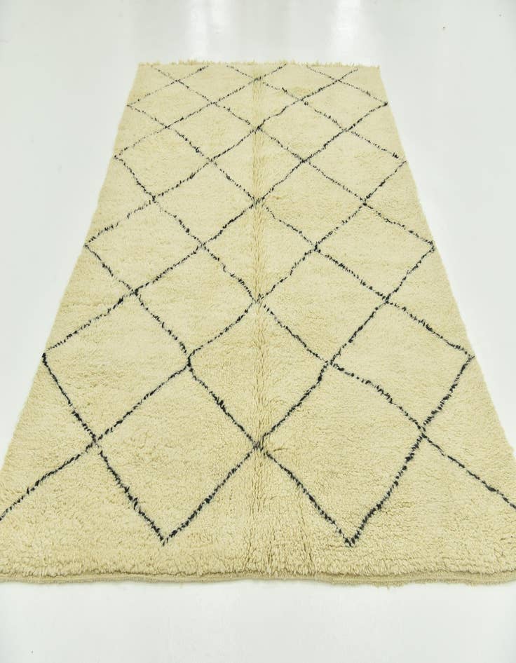 Detail image of 7' 2 x 9' 9  Hand Knotted Moroccan Wool Rug