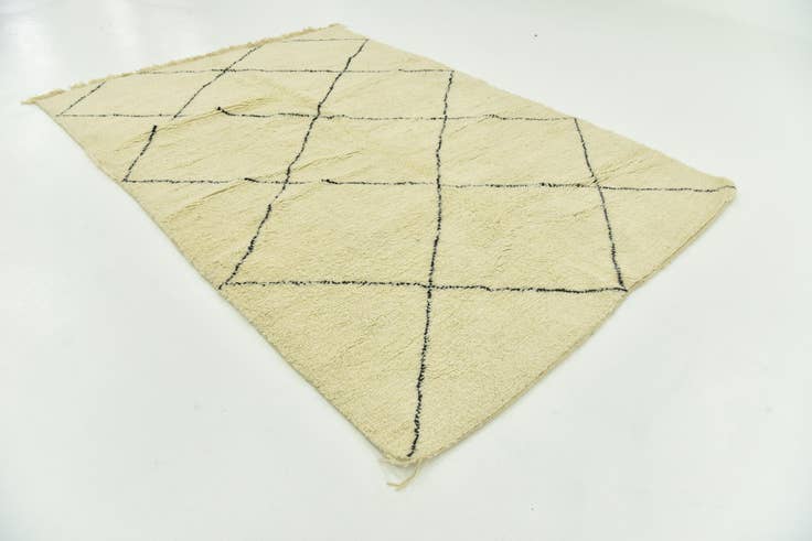 Detail image of 7' x 10' 2 Hand Knotted Moroccan Wool Rug