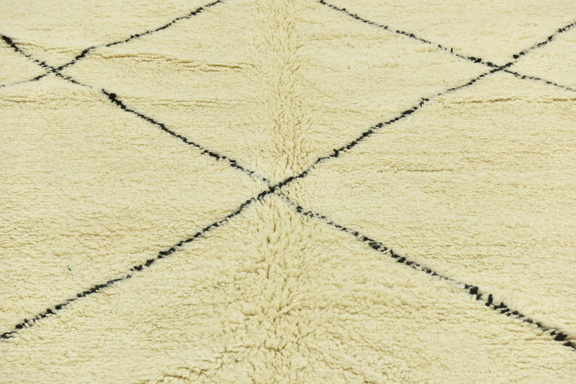 7' x 10' 2 Hand Knotted Moroccan Wool Rug