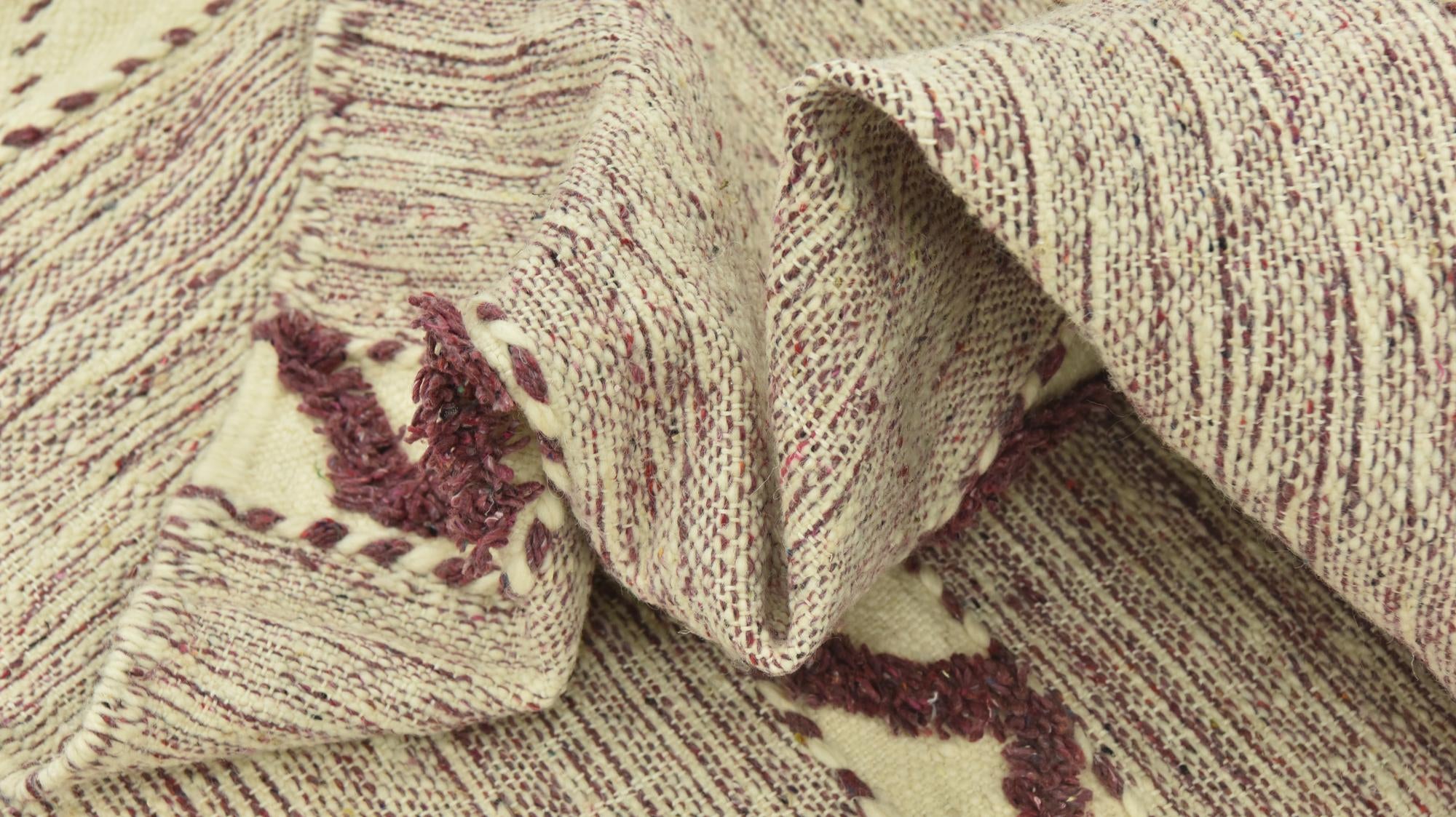 6' 2 x 9' 4 Hand Knotted Moroccan Wool Rug