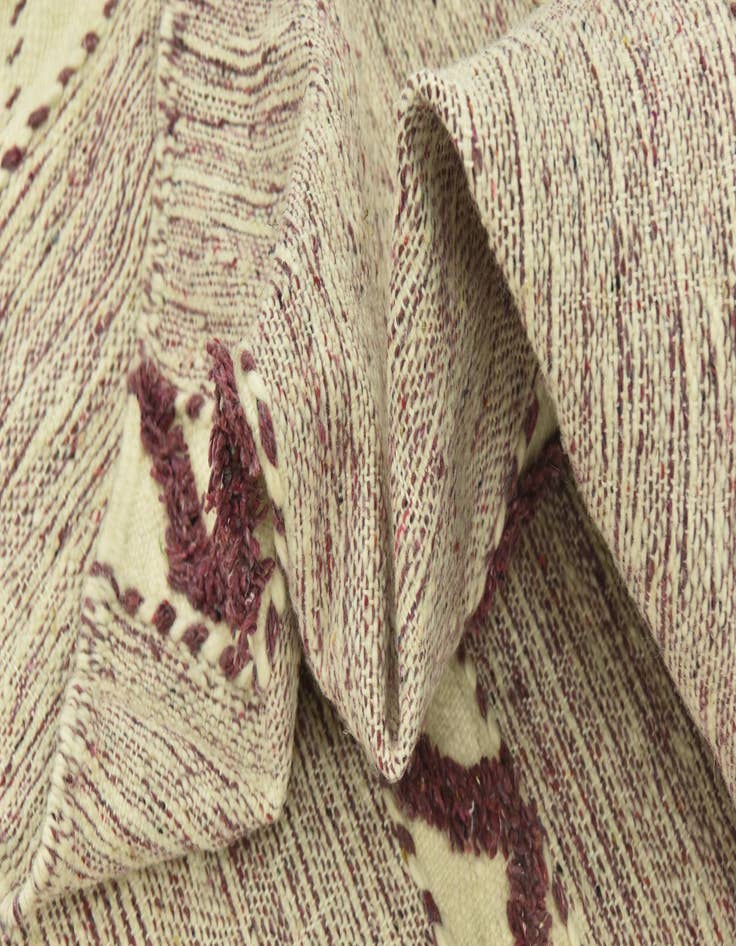 Detail image of 6' 2 x 9' 4  Hand Knotted Moroccan Wool Rug