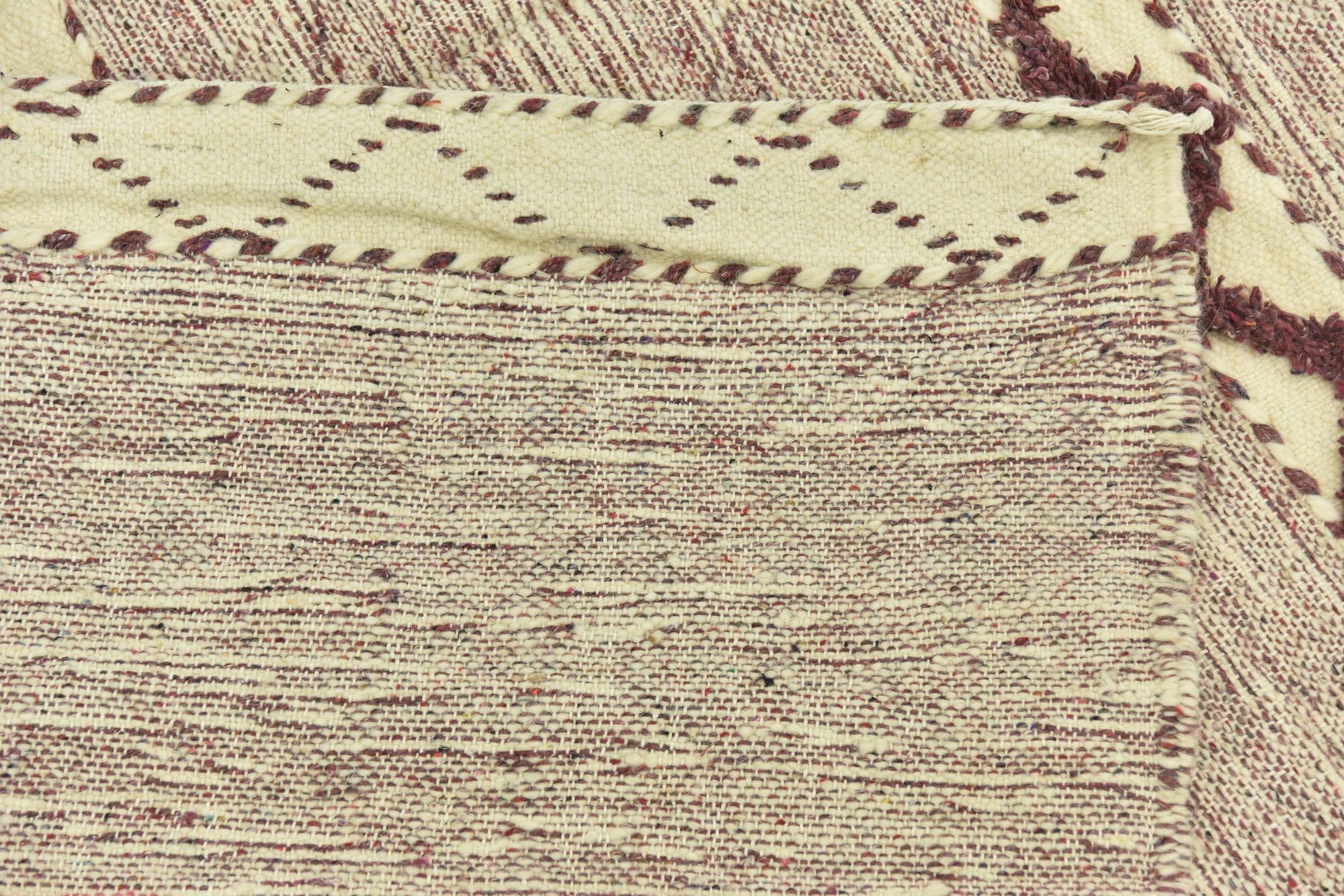 6' 2 x 9' 4 Hand Knotted Moroccan Wool Rug