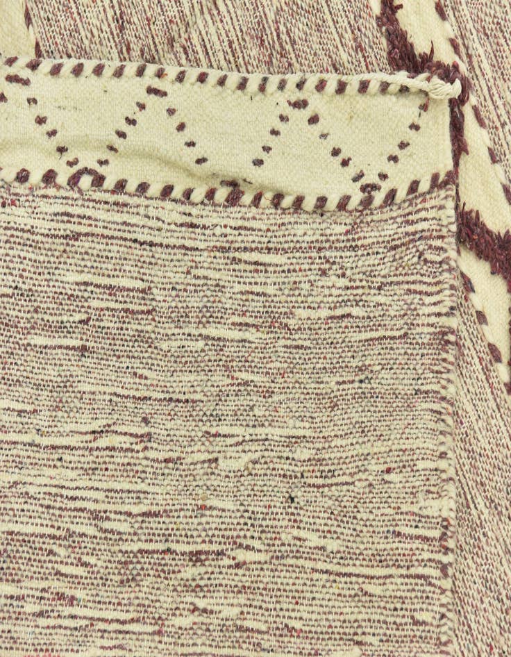 Detail image of 6' 2 x 9' 4  Hand Knotted Moroccan Wool Rug