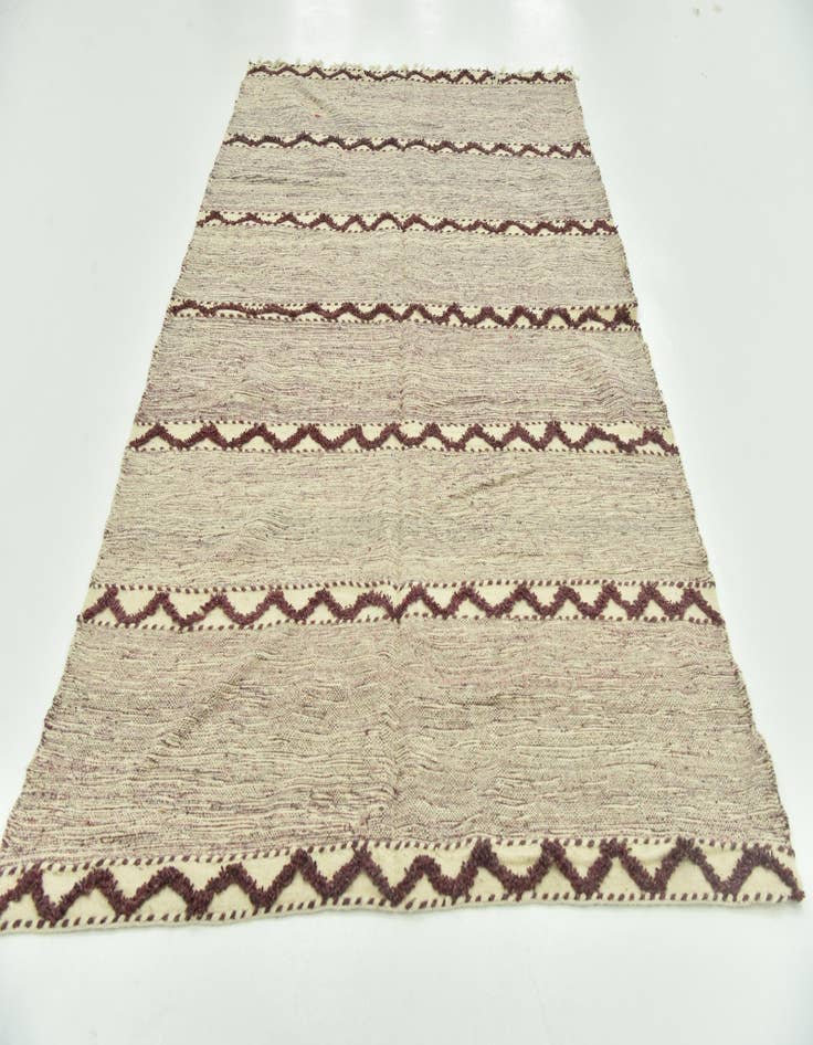 Detail image of 6' 2 x 9' 4  Hand Knotted Moroccan Wool Rug