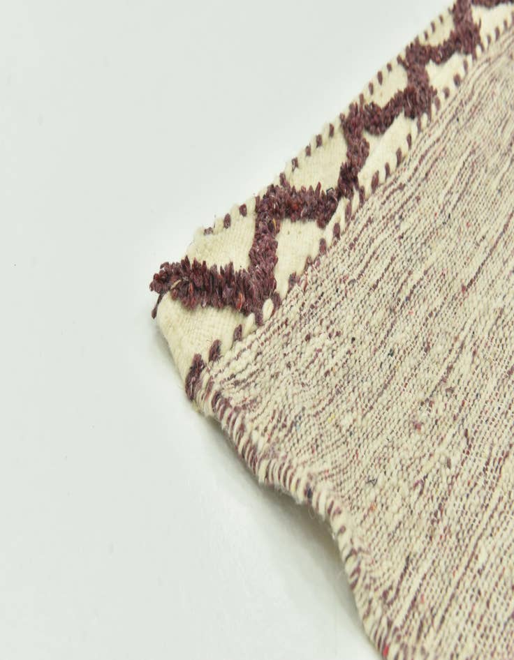 Detail image of 6' 2 x 9' 4  Hand Knotted Moroccan Wool Rug