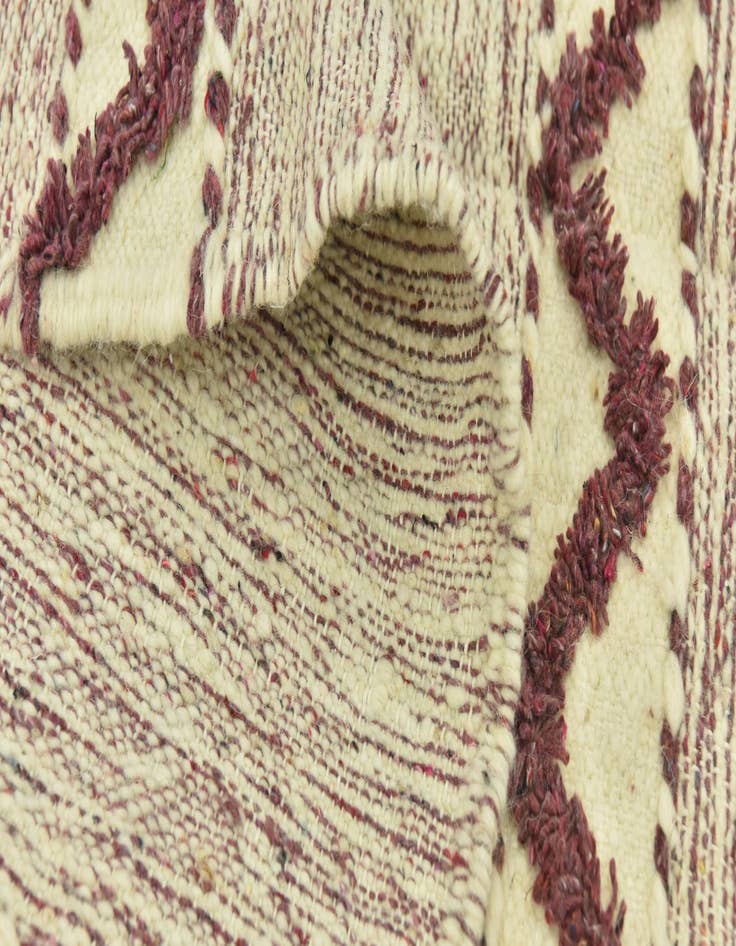 Detail image of 6' 2 x 9' 4  Hand Knotted Moroccan Wool Rug