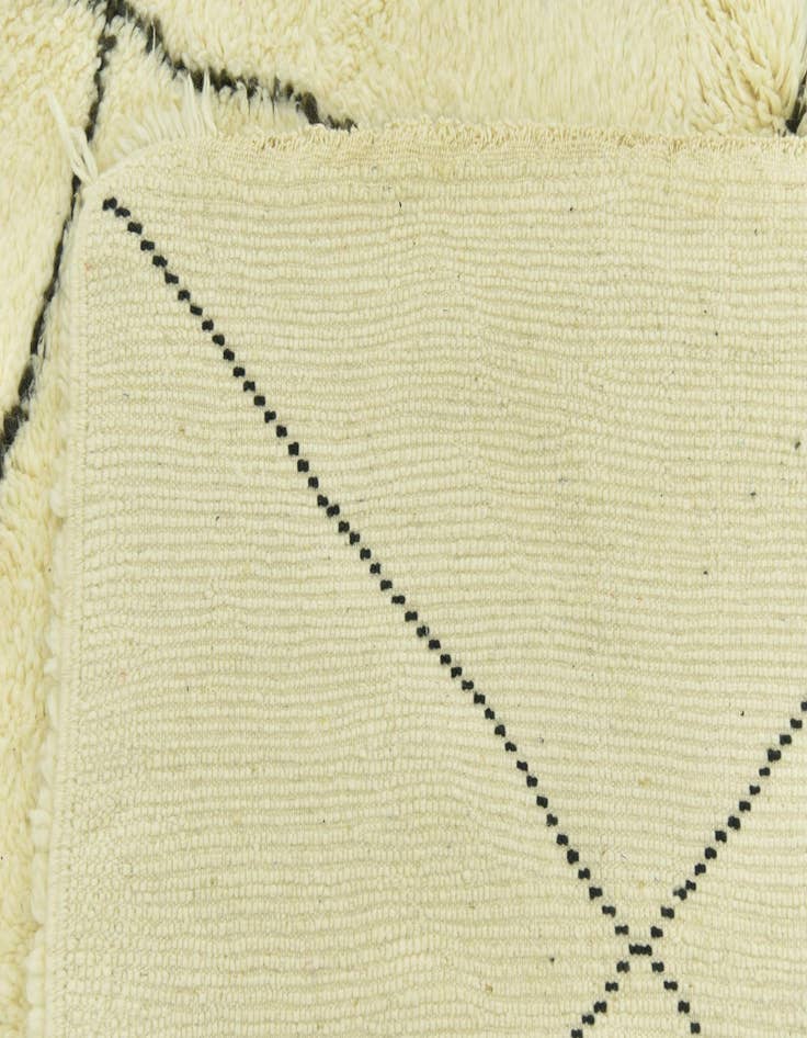 Detail image of 6' 9 x 10'  Hand Knotted Moroccan Wool Rug