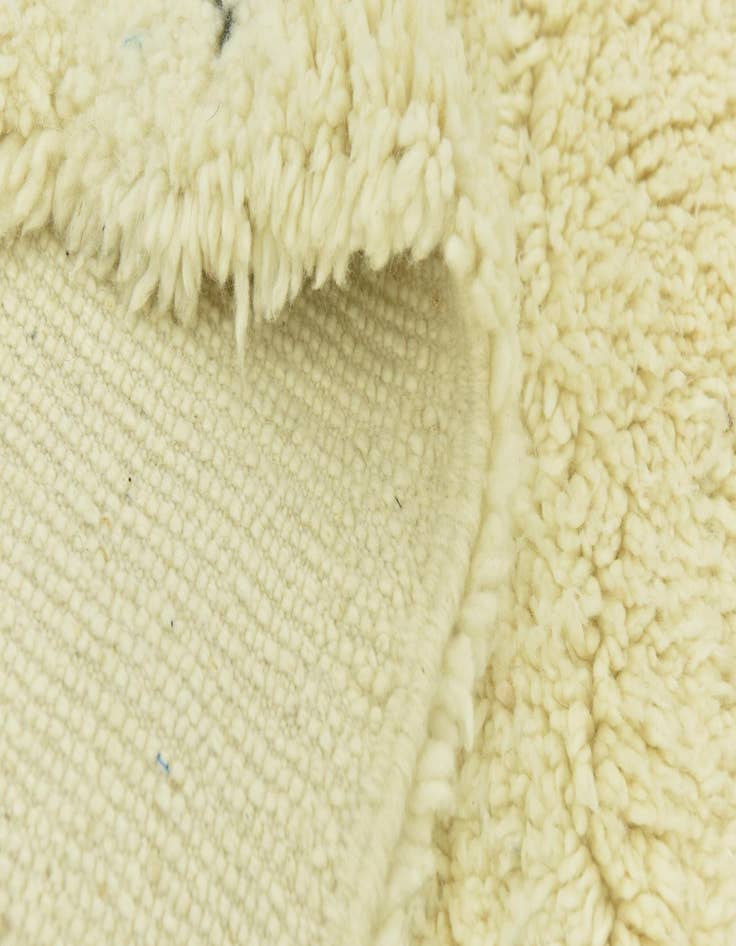 Detail image of 6' 9 x 10'  Hand Knotted Moroccan Wool Rug