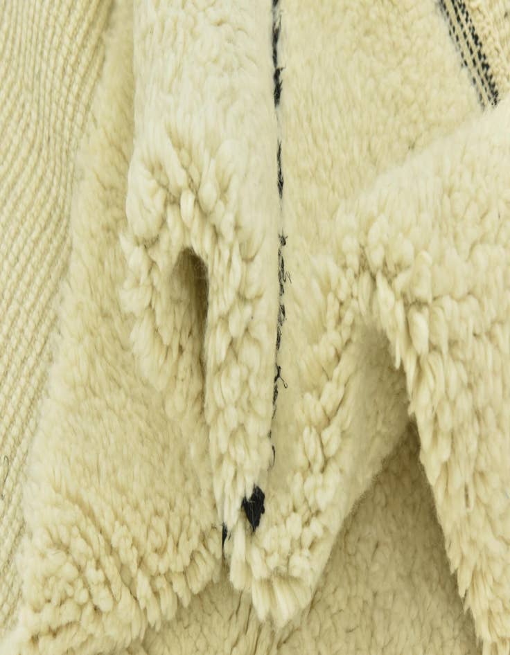 Detail image of 6' 5 x 9' 3  Hand Knotted Moroccan Wool Rug