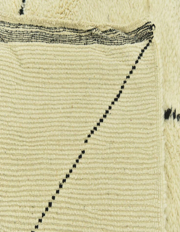 Detail image of 6' 5 x 9' 3  Hand Knotted Moroccan Wool Rug