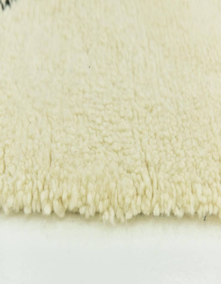 Detail image of 6' 5 x 9' 3  Hand Knotted Moroccan Wool Rug